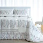 Couette d'hiver - Sur Mesure - Satin Extrafin de Coton TC300 - Iris